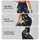 Golden Starry Sky Motif for Yoga, Pilates, Commuting and Everyday Style for Women Leggings - 2