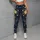 Golden Starry Sky Motif for Yoga, Pilates, Commuting and Everyday Style for Women Leggings - 6