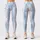 Icy Blue Starry Stripes For Yoga, Pilates And Everyday Outings Leggings - 3