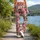 Cherry Daisy Garden Blooms For Cheerful Workouts And Everyday Spring Style Leggings - 12