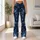 Silver Stars on Midnight Sky for Yoga, Pilates and Everyday Wear for Women Leggings - 10