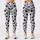 Monochrome Dalmatian Spots for Yoga, Pilates, Travel and Everyday Activewear Style Leggings - 3