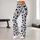Monochrome Dalmatian Spots for Yoga, Pilates, Travel and Everyday Activewear Style Leggings - 11