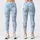 Delicate Sky Blue Bow Accents for Studio Workouts and Everyday Activewear Enthusiasts Leggings - 3