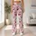 Cherry Rose Motifs for Yoga Sessions, Studio Training and Weekend Wellness for Women Leggings - 11