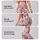 Cherry Rose Motifs for Yoga Sessions, Studio Training and Weekend Wellness for Women Leggings - 2