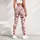 Cherry Rose Motifs for Yoga Sessions, Studio Training and Weekend Wellness for Women Leggings - 6