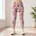 Cherry Rose Motifs for Yoga Sessions, Studio Training and Weekend Wellness for Women Leggings - 4