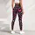 Charcoal Leopard Hearts for Gym Sessions and Everyday Athleisure Style for Women Leggings - 6