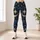 Golden Crescent Moons And Stars For Yoga, Pilates And Everyday Wear Leggings - 4