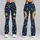 Golden Crescent Moons And Stars For Yoga, Pilates And Everyday Wear Leggings - 9