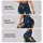 Golden Crescent Moons And Stars For Yoga, Pilates And Everyday Wear Leggings - 8