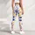 Cheerful Colorful Paw Prints for Yoga, Pilates And Everyday Activewear Enthusiasts Leggings - 5