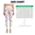 Pastel Paw Prints for Yoga, Pilates, and Everyday Casual Style Leggings - 1