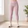 Blush Pink Leopard Spots for Yoga Pilates and Everyday Activewear Leggings - 4