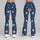 Dusty Coral And Blue Celestial Stars For Yoga, Pilates And Everyday Wear Leggings - 9