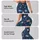 Dusty Coral And Blue Celestial Stars For Yoga, Pilates And Everyday Wear Leggings - 8