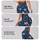 Dusty Coral And Blue Celestial Stars For Yoga, Pilates And Everyday Wear Leggings - 2
