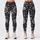 Charcoal Gray Rose Blooms for Yoga, Pilates, Studio Sessions, and Everyday City Errands Leggings - 3