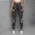Charcoal Gray Rose Blooms for Yoga, Pilates, Studio Sessions, and Everyday City Errands Leggings - 6