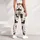 Dachshund Paw Hearts for Yoga, Pilates, and Everyday Dog Lover Style Leggings - 5
