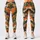 Orange Olive Camo for Yoga, Pilates, and Everyday Active Style Leggings - 3