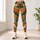 Orange Olive Camo for Yoga, Pilates, and Everyday Active Style Leggings - 4