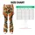 Orange Olive Camo for Yoga, Pilates, and Everyday Active Style Leggings - 7