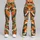 Orange Olive Camo for Yoga, Pilates, and Everyday Active Style Leggings - 9