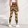 Orange Olive Camo for Yoga, Pilates, and Everyday Active Style Leggings - 4