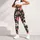 Pink And White Daisies for Yoga, Pilates, and Everyday Outings Leggings - 5