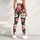Pink And White Daisies for Yoga, Pilates, and Everyday Outings Leggings - 4