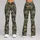 Olive Woodland Camo for Yoga, Pilates, Commuting, and Everyday Outdoor Style Leggings - 9