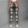 Black Ivory Tartan Checks for Yoga Pilates and Everyday City Style Leggings - 6