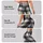 Black Ivory Tartan Checks for Yoga Pilates and Everyday City Style Leggings - 8