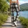 Black Ivory Tartan Checks for Yoga Pilates and Everyday City Style Leggings - 12