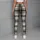 Black Ivory Tartan Checks for Yoga Pilates and Everyday City Style Leggings - 4