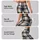 Black Ivory Tartan Checks for Yoga Pilates and Everyday City Style Leggings - 2