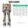 Ivory Charcoal Camouflage for Yoga Pilates and Everyday Casual Style Leggings - 7