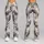 Ivory Charcoal Camouflage for Yoga Pilates and Everyday Casual Style Leggings - 9