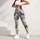 Ivory Charcoal Camouflage for Yoga Pilates and Everyday Casual Style Leggings - 4