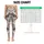 Ivory Charcoal Camouflage for Yoga Pilates and Everyday Casual Style Leggings - 1