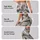 Ivory Charcoal Camouflage for Yoga Pilates and Everyday Casual Style Leggings - 8