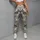 Ivory Charcoal Camouflage for Yoga Pilates and Everyday Casual Style Leggings - 4