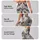Ivory Charcoal Camouflage for Yoga Pilates and Everyday Casual Style Leggings - 2