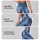 Flowing Blue Organic Textures for Yoga Pilates and Everyday Movement Leggings - 8