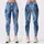 Flowing Blue Organic Textures for Yoga Pilates and Everyday Movement Leggings - 3