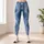 Flowing Blue Organic Textures for Yoga Pilates and Everyday Movement Leggings - 6