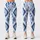 Indigo Ikat Motifs For Calm Studio Yoga, Weekend Movement And Relaxed Everyday Travel Leggings - 3