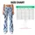 Indigo Ikat Motifs For Calm Studio Yoga, Weekend Movement And Relaxed Everyday Travel Leggings - 7